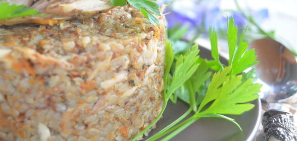 Гречка томленая с курочкой