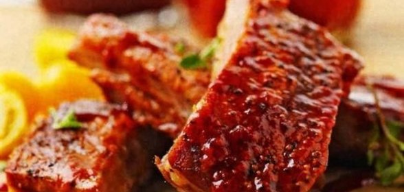 Свиные ребрышки в пиве