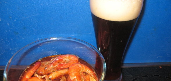 Креветки королевские к American Brown Ale