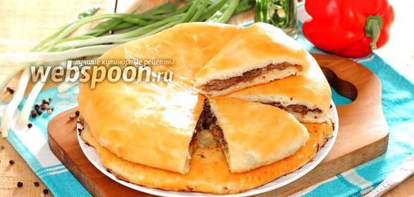 Хачапури с мясом в духовке