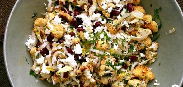 Салат с цветной капустой и сыром