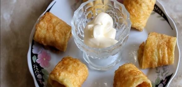 Канапе с лососевым пюре