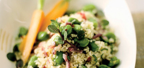 Кус-кус с бобами