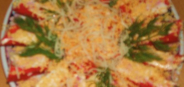 Салат с кальмарами