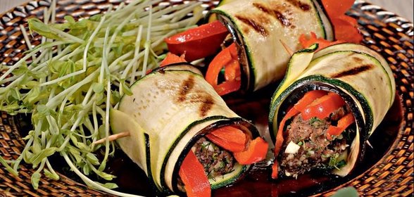 Рулеты с телятиной и грибами