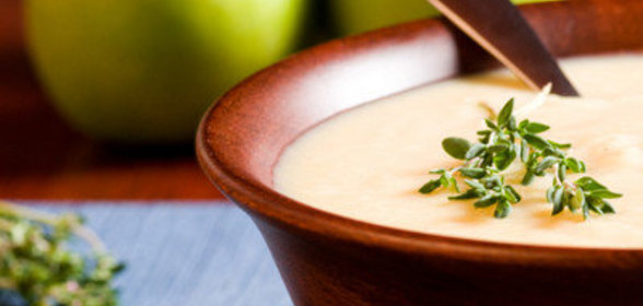 Картофельный суп с сыром