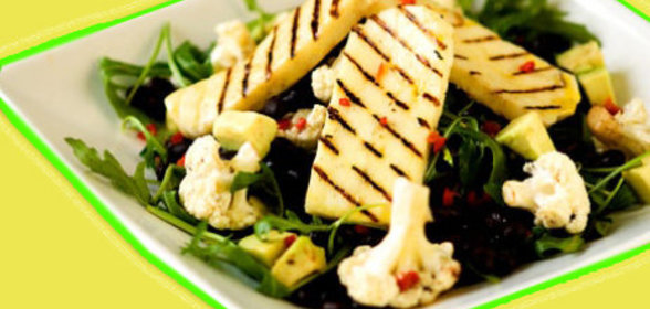 САлат с авокадо и фасолью