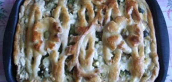 Пирог с картофелем и брокколи