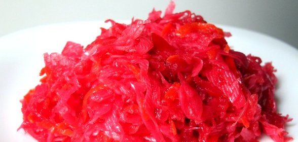 Маринованная капуста с болгарским перцем на зиму