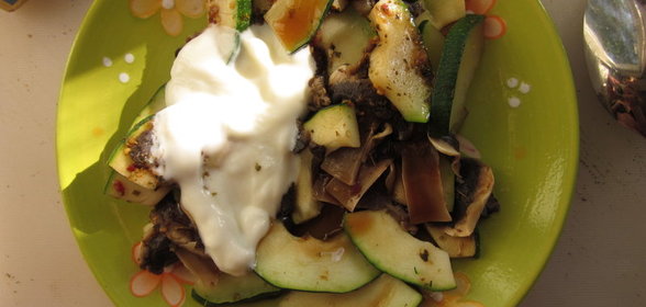 Кабачки быстро и вкусно (диетический вариант)