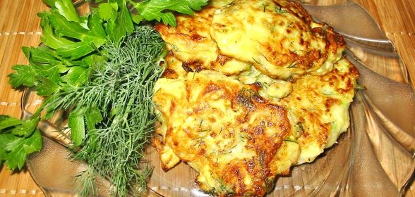 Драники из кабачков