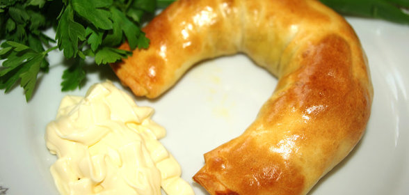 Закусочный штрудель с морковью и пореем