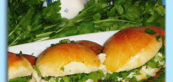 Турецкие булочки с сыром / Kırpık poğaça