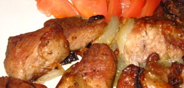 Шашлык в рукаве