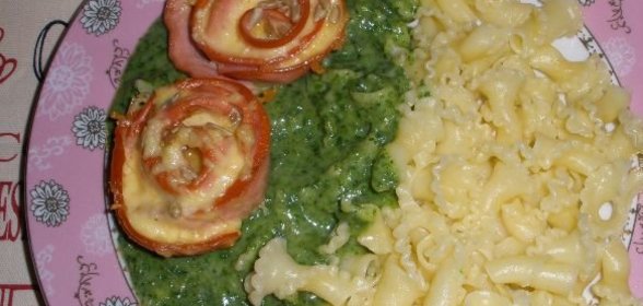 Закуска из жареных кабачков со свининой