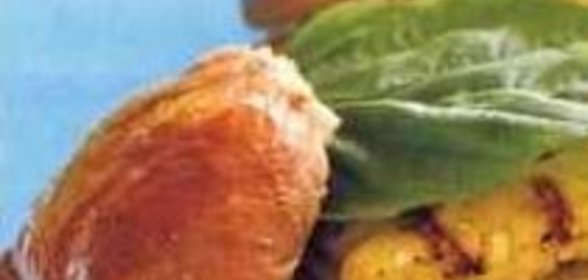 Сэндвичи с куриным филе и ананасом