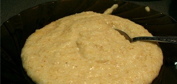 Пшеничная каша с молоком