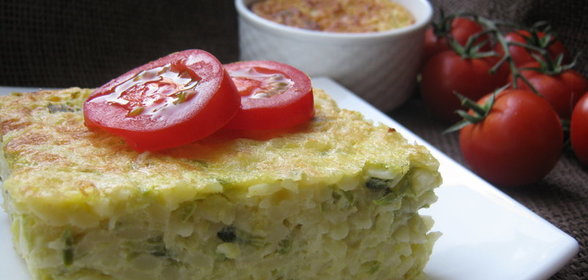 Запеканка Три сыра с кабачком и пастой (Zucchini Pasta Bake )