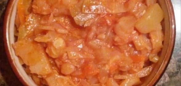 Овощное рагу с кабачками