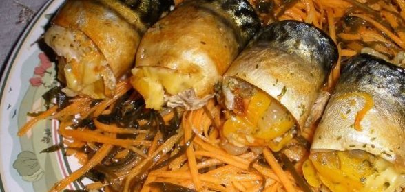 Рулетики из скумбрии