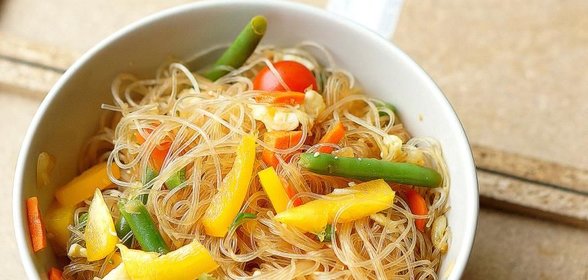 Фунчоза с овощами