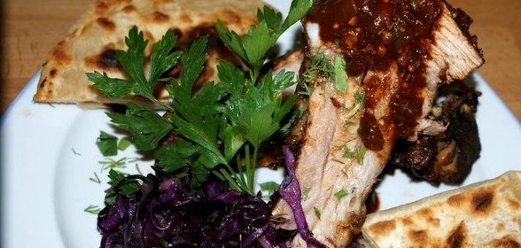 Ребрышки барбекю, запеченные в духовке