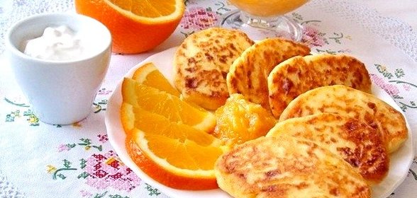 Апельсиновые сырники
