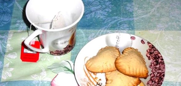 Печенье Сердечки с конфитюром