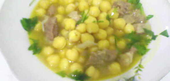 нут с мясом