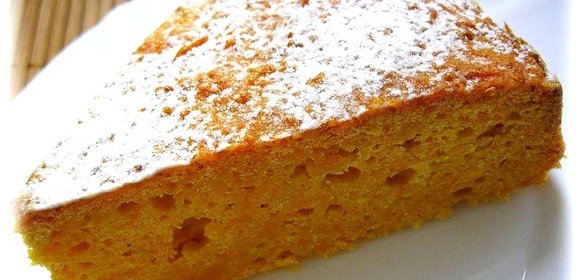 Итальянский творожный кекс на кукурузной муке