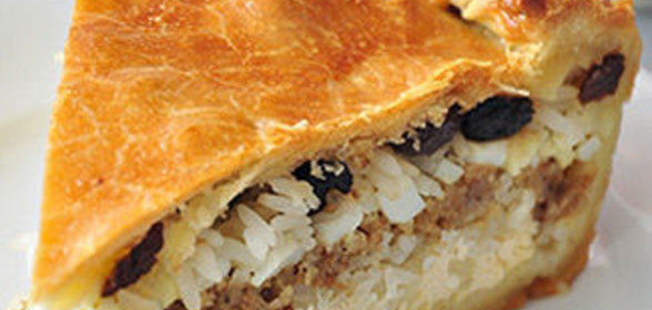 Татарский праздничный пирог Губадия