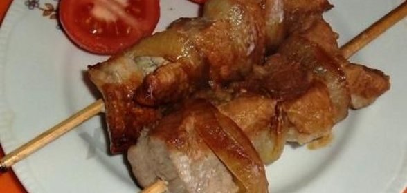 Шашлык на сковороде