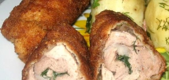 Мясные рогалики