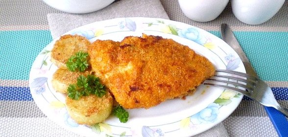 Куриная грудка на сковороде