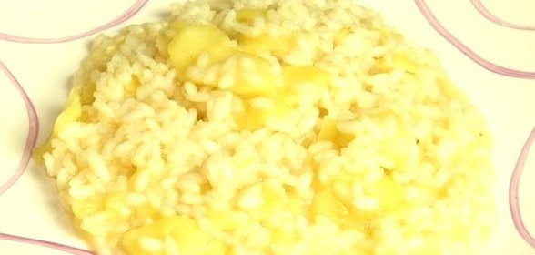 Ризотто с яблоками