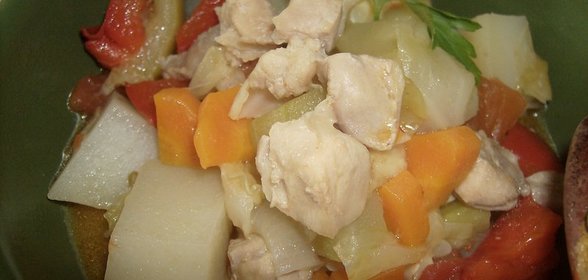 Макрель отварная