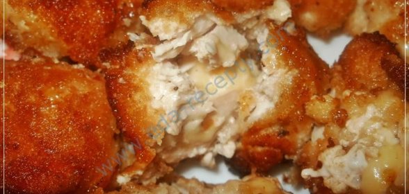 Куриные наггетсы с сыром на сковороде