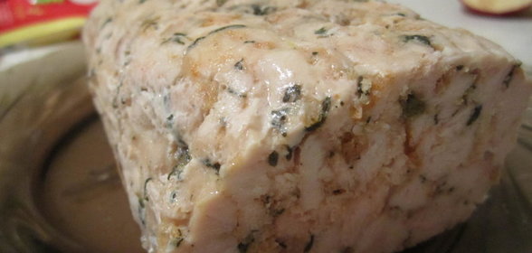 Куриный рулет Мраморный