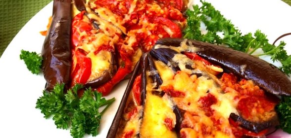 Баклажаны, запеченные с сыром