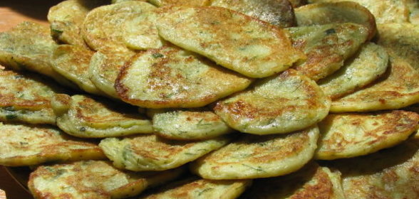 Кабачковые оладьи