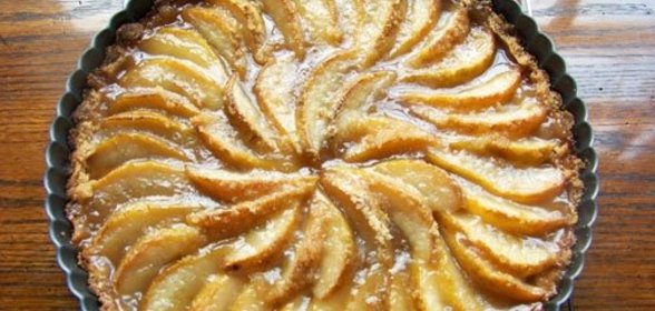 Грушевый пирог без глютена