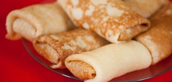 Блинчики с мясом