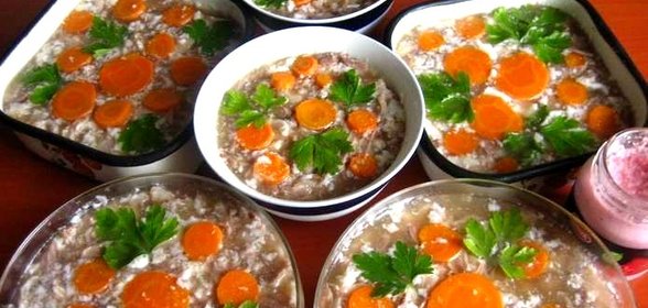 Холодец из куриных крылышек