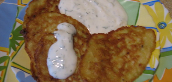 оладьи кабачковые ( ароматные)