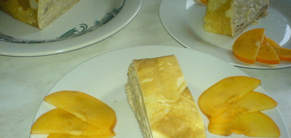 Блинный пирог с яблочной начинкой
