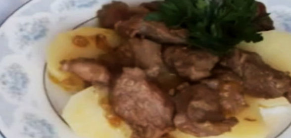 Штрудель с персиками