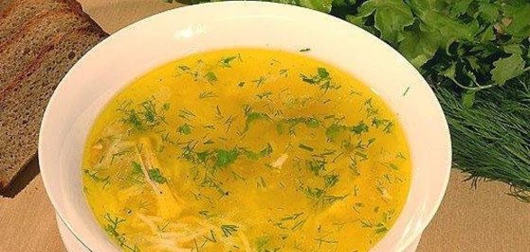 Картофельный суп с вермишелью