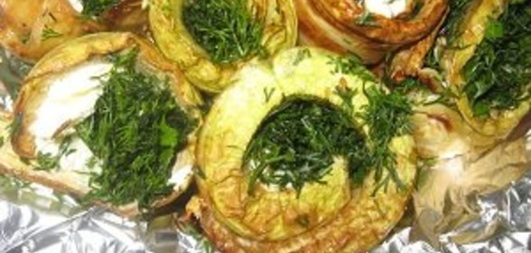 рулетики из кабачков