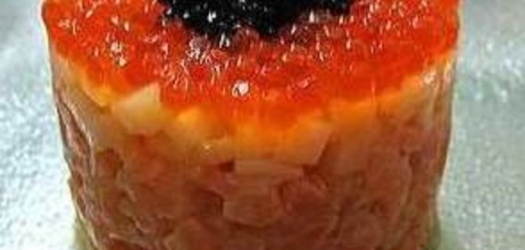 Икорно-лососевый тартар