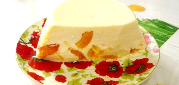 Бланманже с творогом